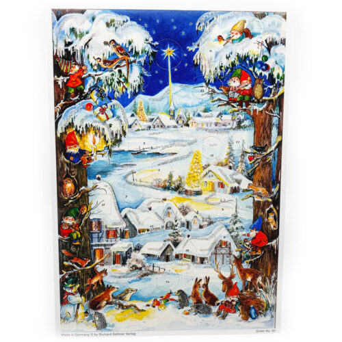 Advent calendar fairytale village