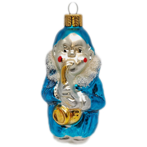 Clown with saxophone