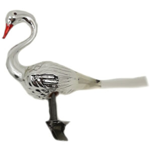 Glass bird with long beak