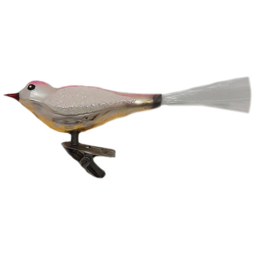 Glasvogel mit Glitzer