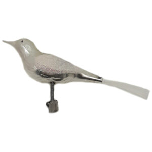 Glasvogel mit Glitzer