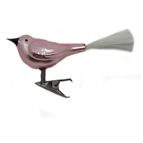 Glass bird with short beak