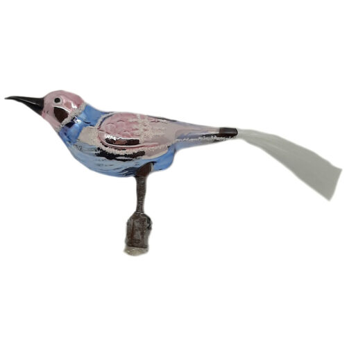 Glass bird with short beak