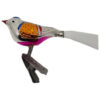 Glass bird with short beak