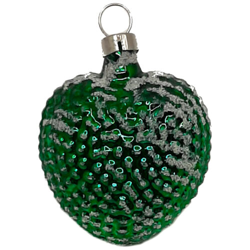 Herz Retro mit Glitzerpunkten