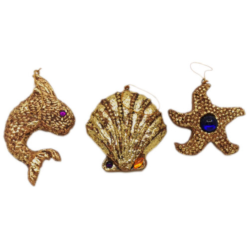 Shell, fish & starfish