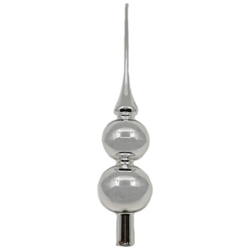 Christmas tree topper large with 2 baubles