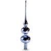 Christmas tree topper with 2 baubles