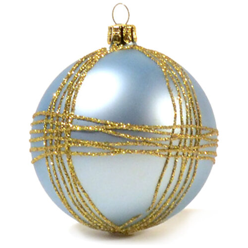 Ornamental ball light blue