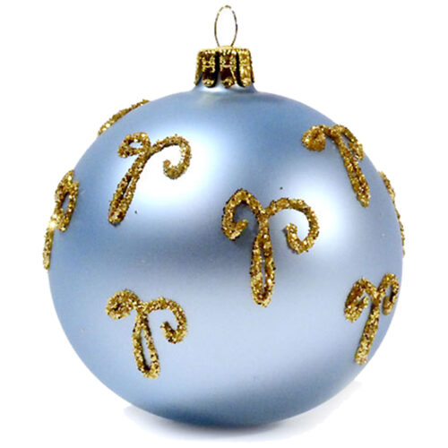 Ornamental ball light blue