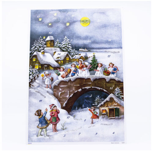 Advent calendar angel children