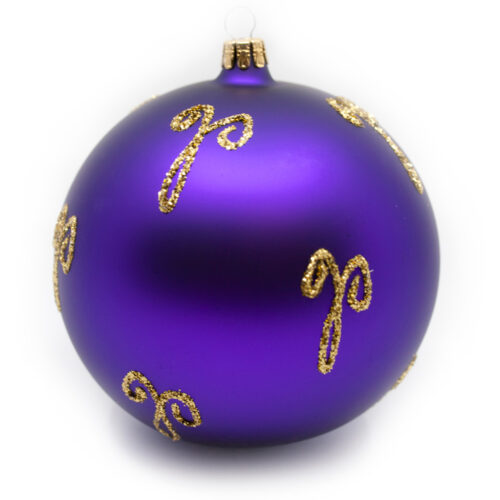 Ornamentkugel Lila