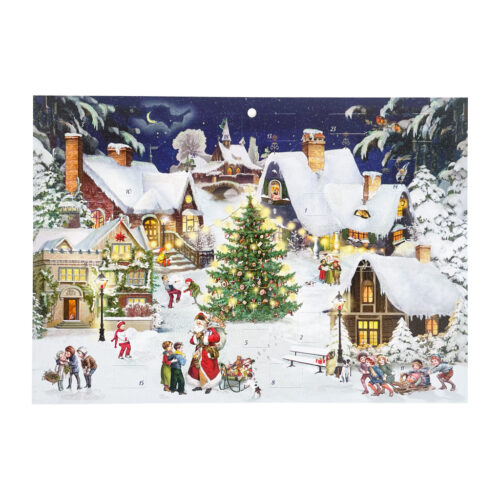 Advent calendar Christmas village