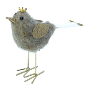 Bird grey with crown