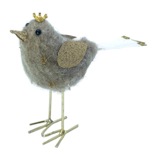 Bird grey with crown
